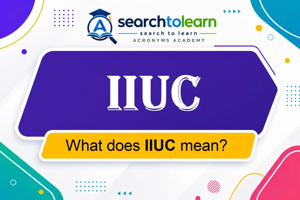 IIUC